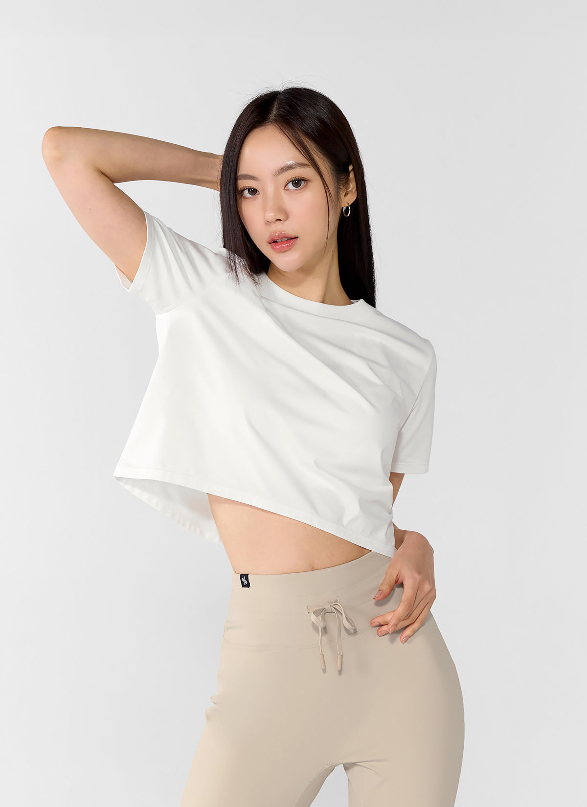 Basic Stretch Crop T-shirts