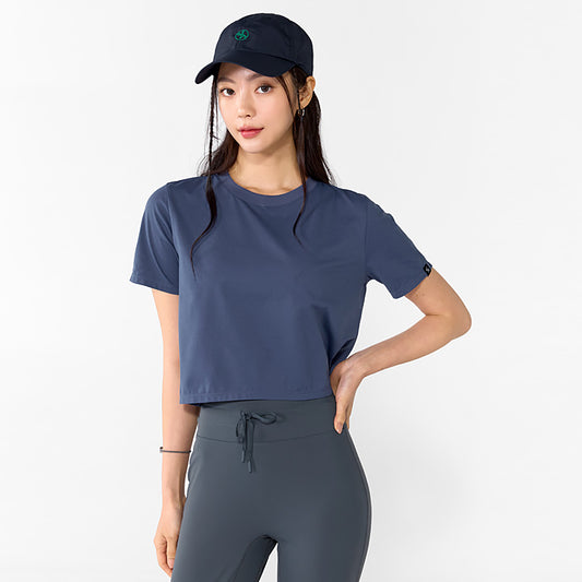 Basic Stretch Crop T-shirts