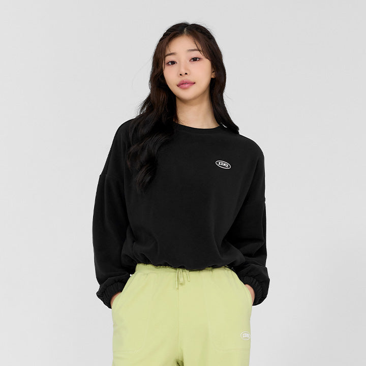 Light Fleece Crop Sweatshirt