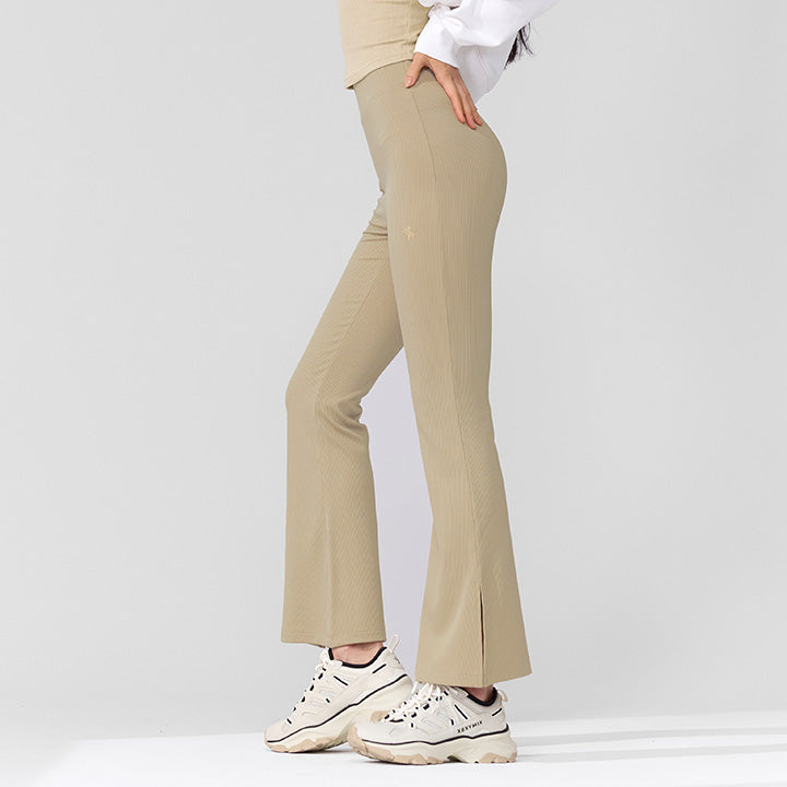 Ribbed Tension Bootscut Slit Pants – XEXYMIX HONG KONG