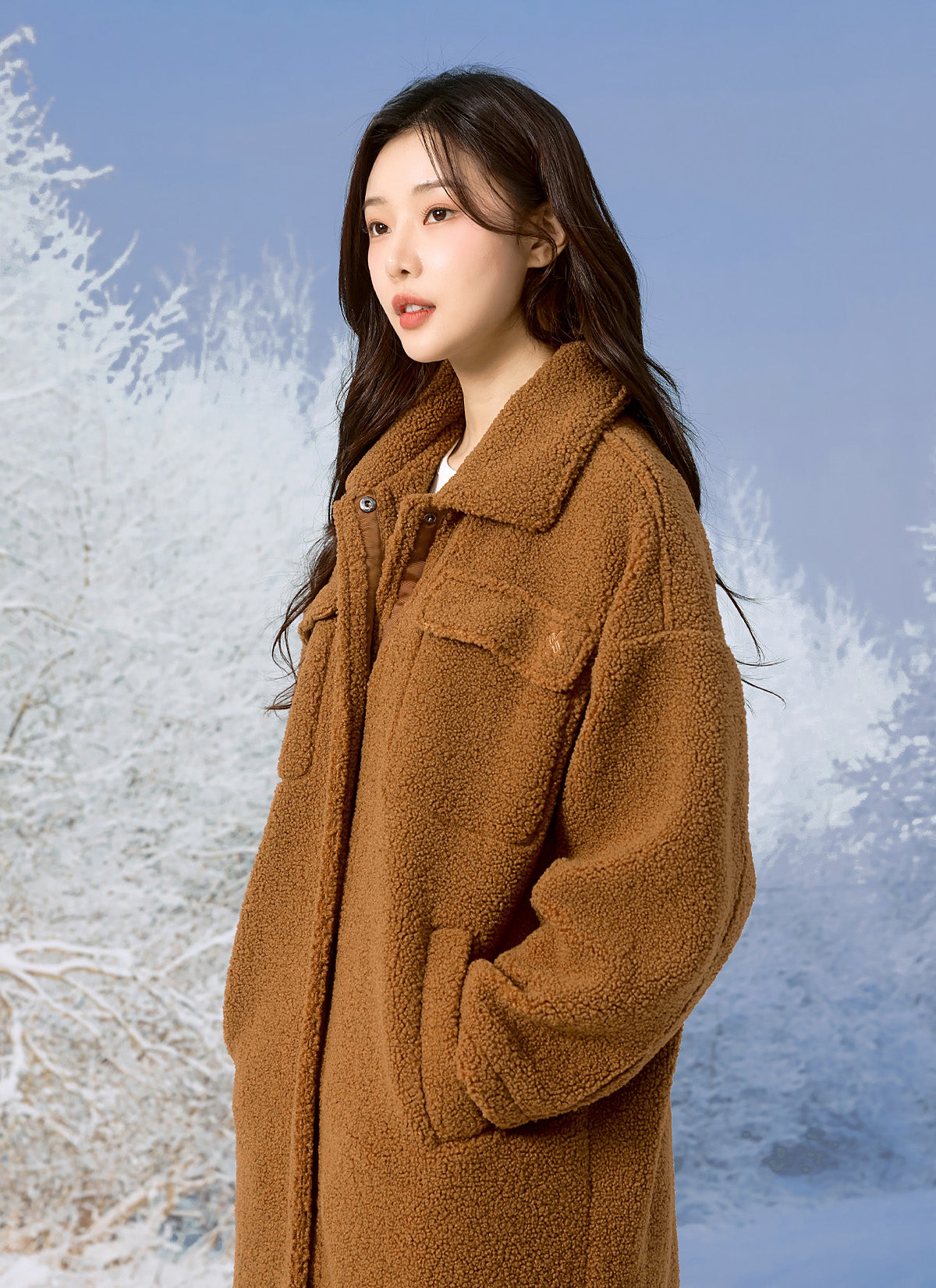 Sherpa Cozy Long Jacket