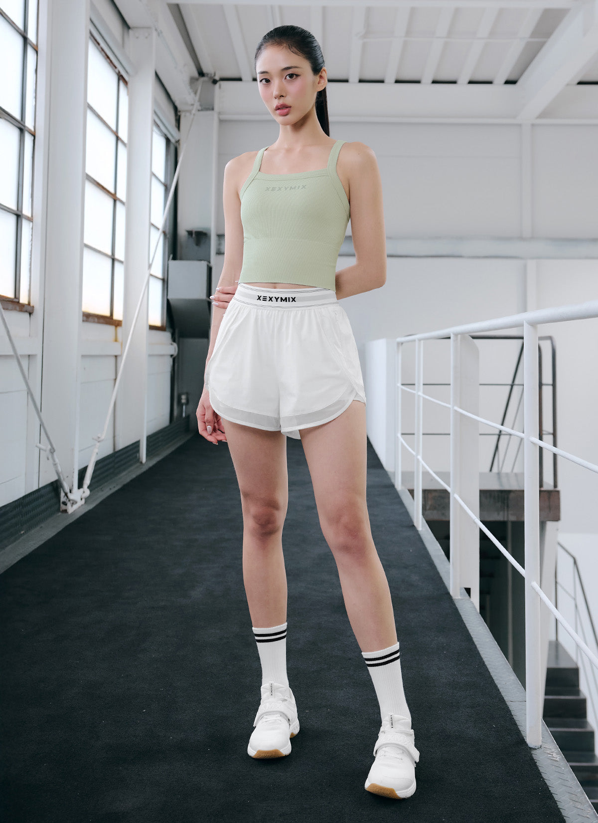 Woven Logo Banding 2-in-1 Shorts