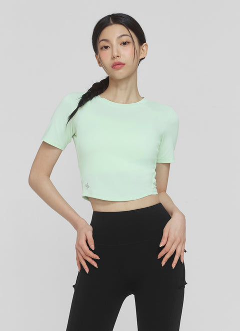 [2 FOR] Ice Scent Cropped Short Sleeve