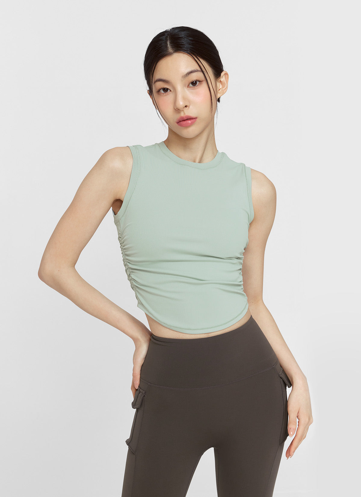 Relax Shirring Sleeveless