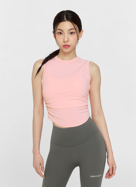 Relax Shirring Sleeveless