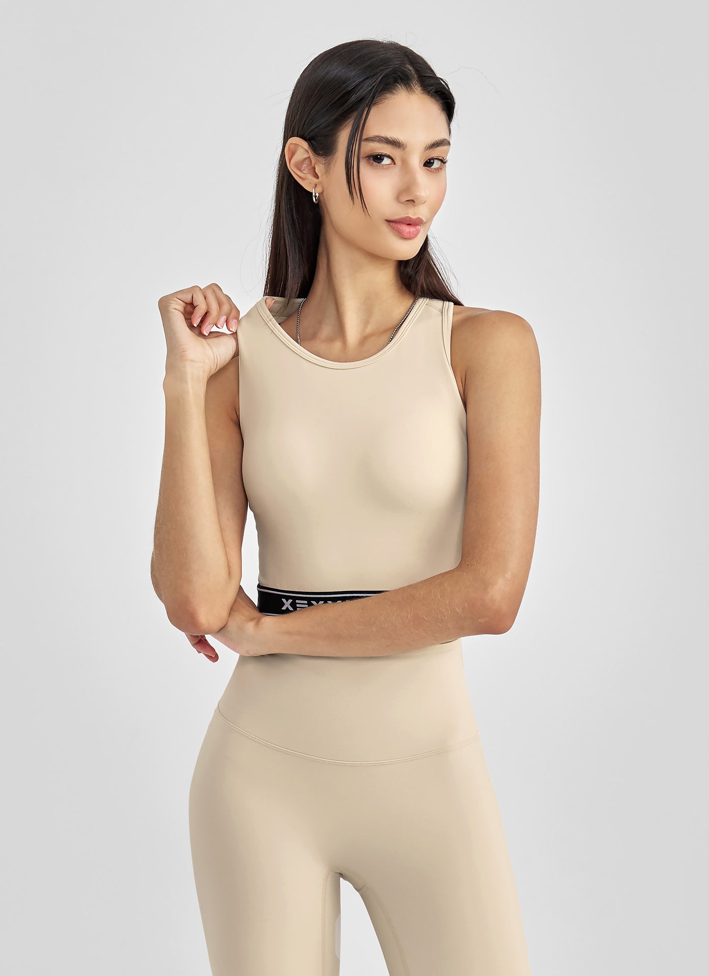 Black Label Signature 360N Logo Banding Bra Top