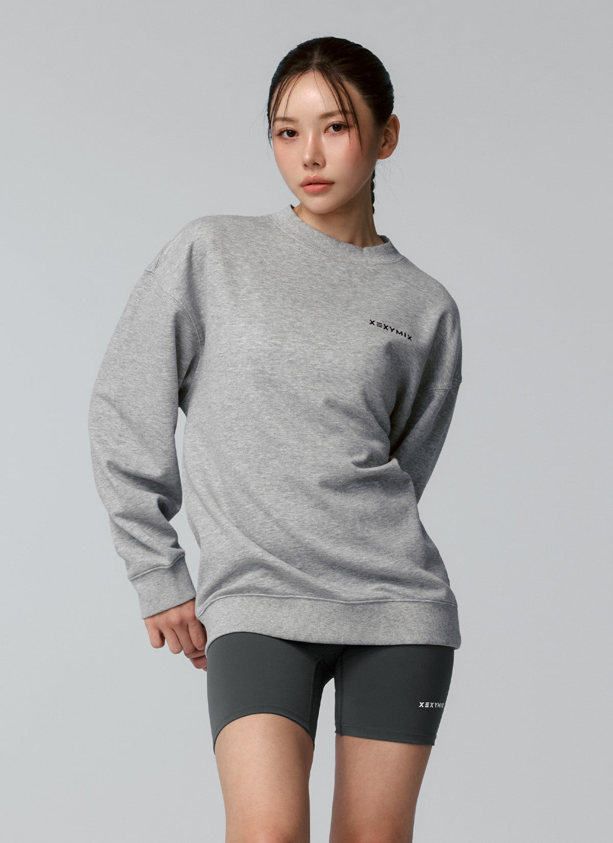 Fine Cotton Basic Sweatshirt