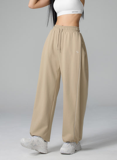 Piping Balloon Wide Pants