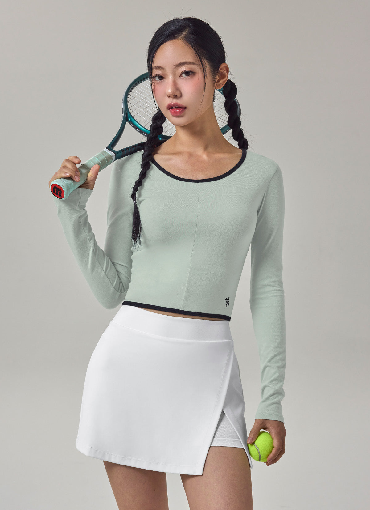 Soft Line Contrast Long Sleeve