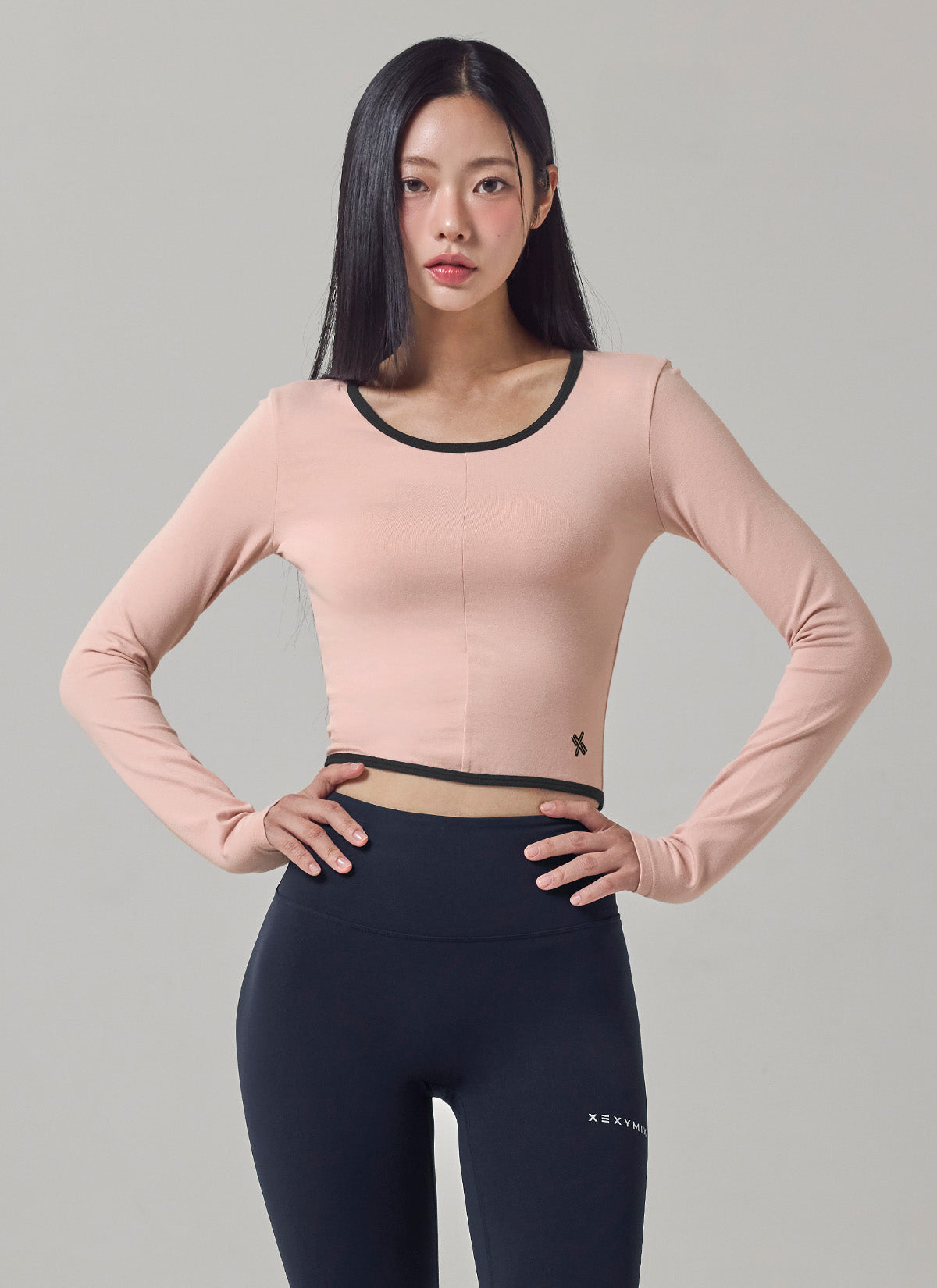 Soft Line Contrast Long Sleeve