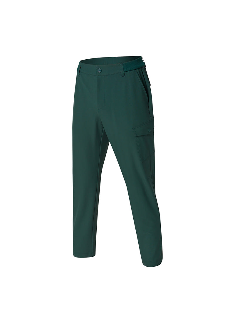 Cargo Pocket Banding Tapered Pants