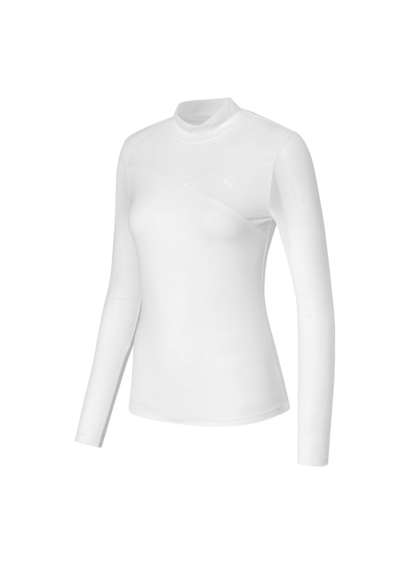 Mock Neck Mesh Mix Baselayer