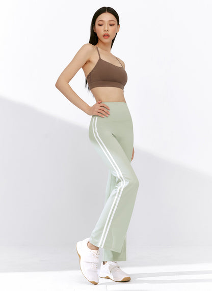 Comfort Fine Track Line Boot Cut Leggings