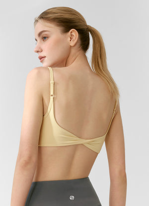 Black Label Power Rise Back Twist Bra