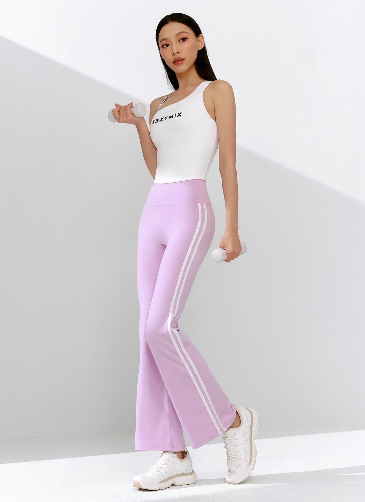 Comfort Fine Track Line Boot Cut Leggings
