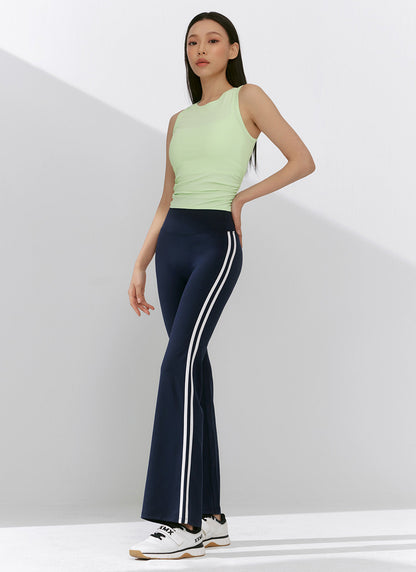 Comfort Fine Track Line Boot Cut Leggings