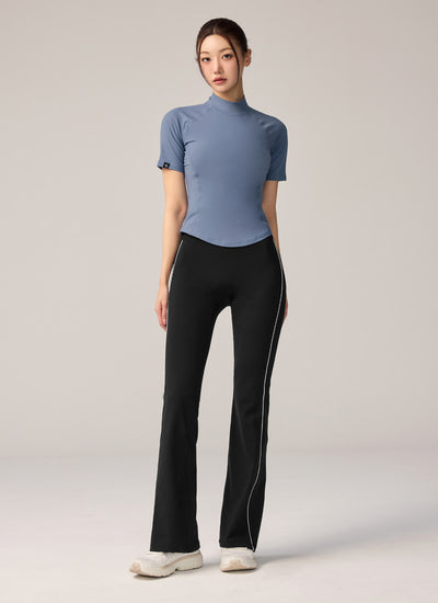 Comfort Fine Piping Bootcut Leggings