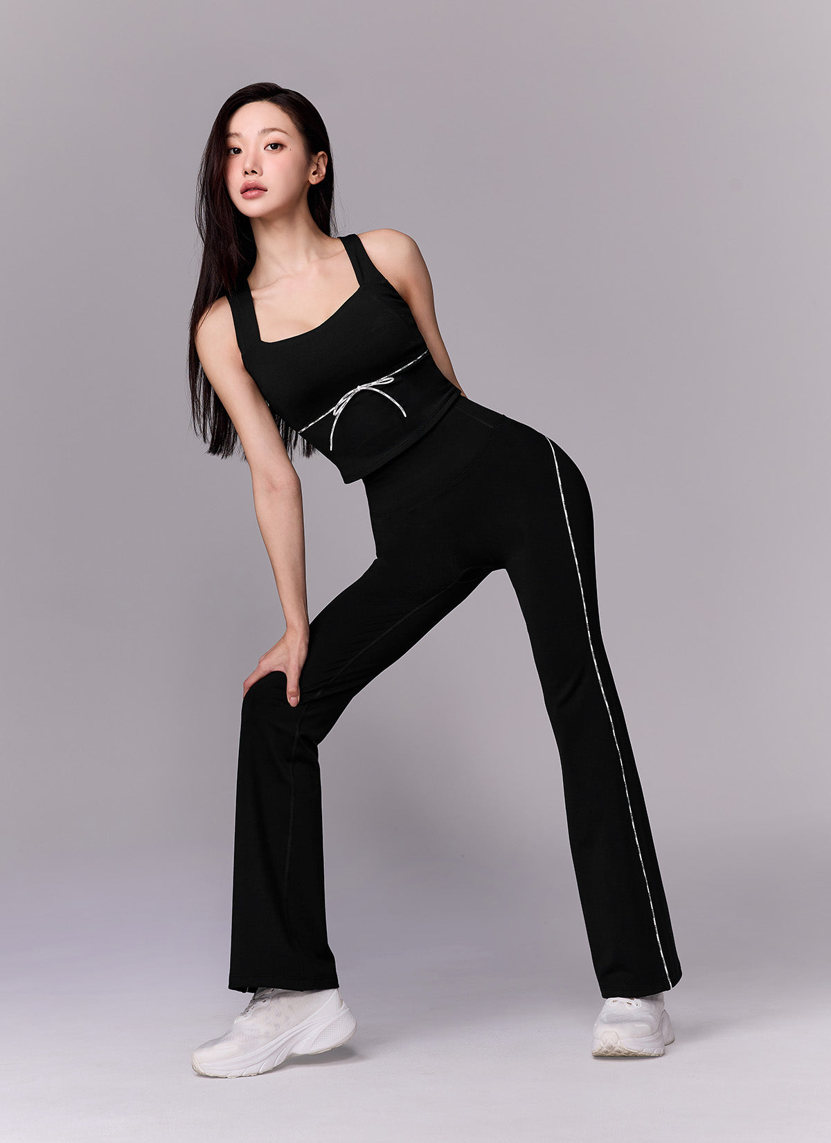 Comfort Fine Logo Piping Bootscut Pants