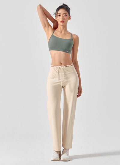 Black Label Power Rise Napping String Wide Leggings
