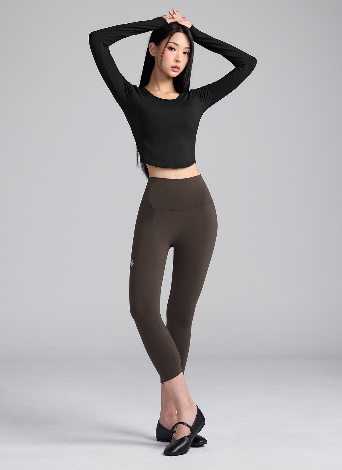 All-in-One In-Pad Cropped Long Sleeve