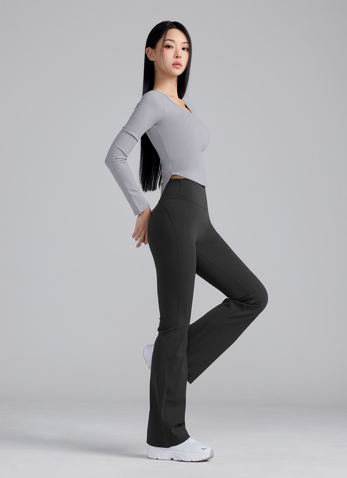 All-in-One In-Pad Cropped Long Sleeve