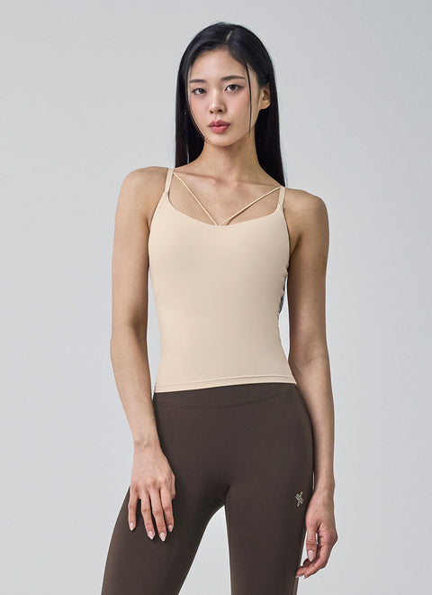 Black Label Signature Power Rise String Tank Top