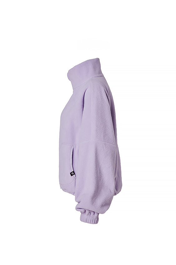 Soft Fleece High-neck Zip up