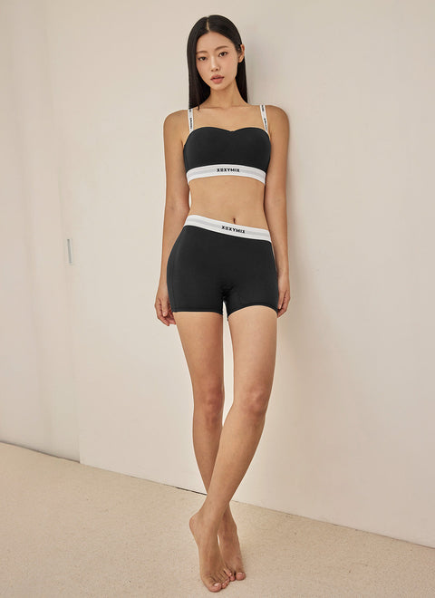 Tencel Cozy Off-Shoulder Bra & Boxer Briefs SET