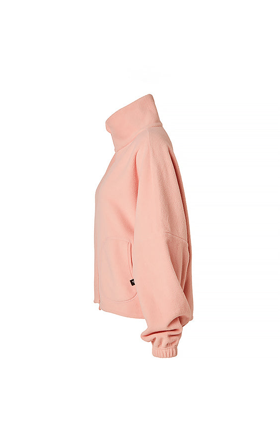 Soft Fleece High-neck Zip up