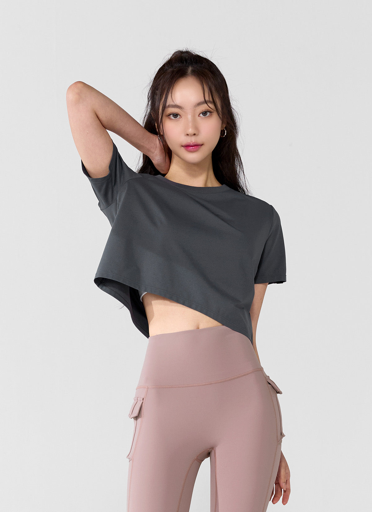 Basic Stretch Crop T-shirts