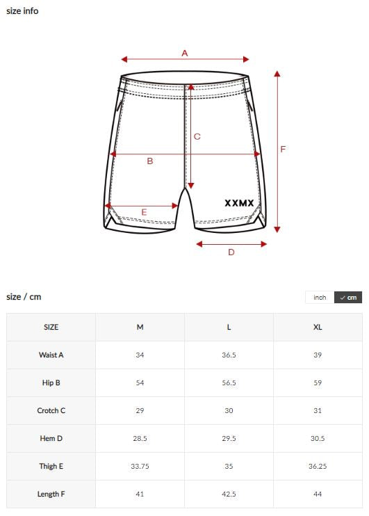 Active player 6 inch shorts