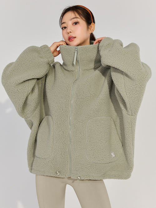 [SET]Sherpa High-neck Jumper