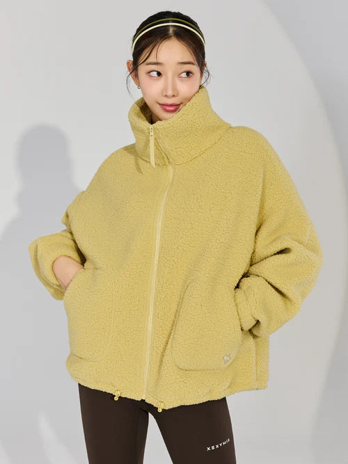 [SET]Sherpa High-neck Jumper