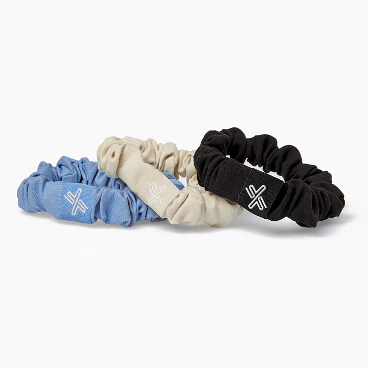 Logo Skinny Scrunchie Set