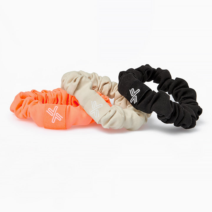 Logo Skinny Scrunchie Set