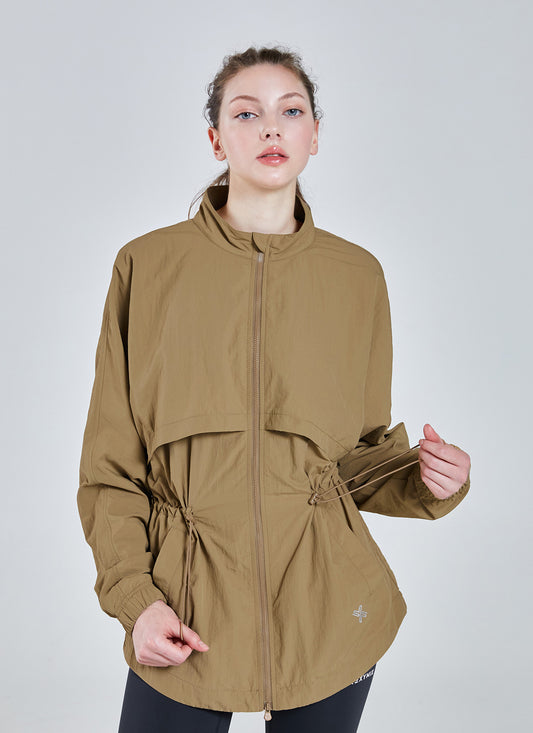 Highneck Out-String Windbreaker