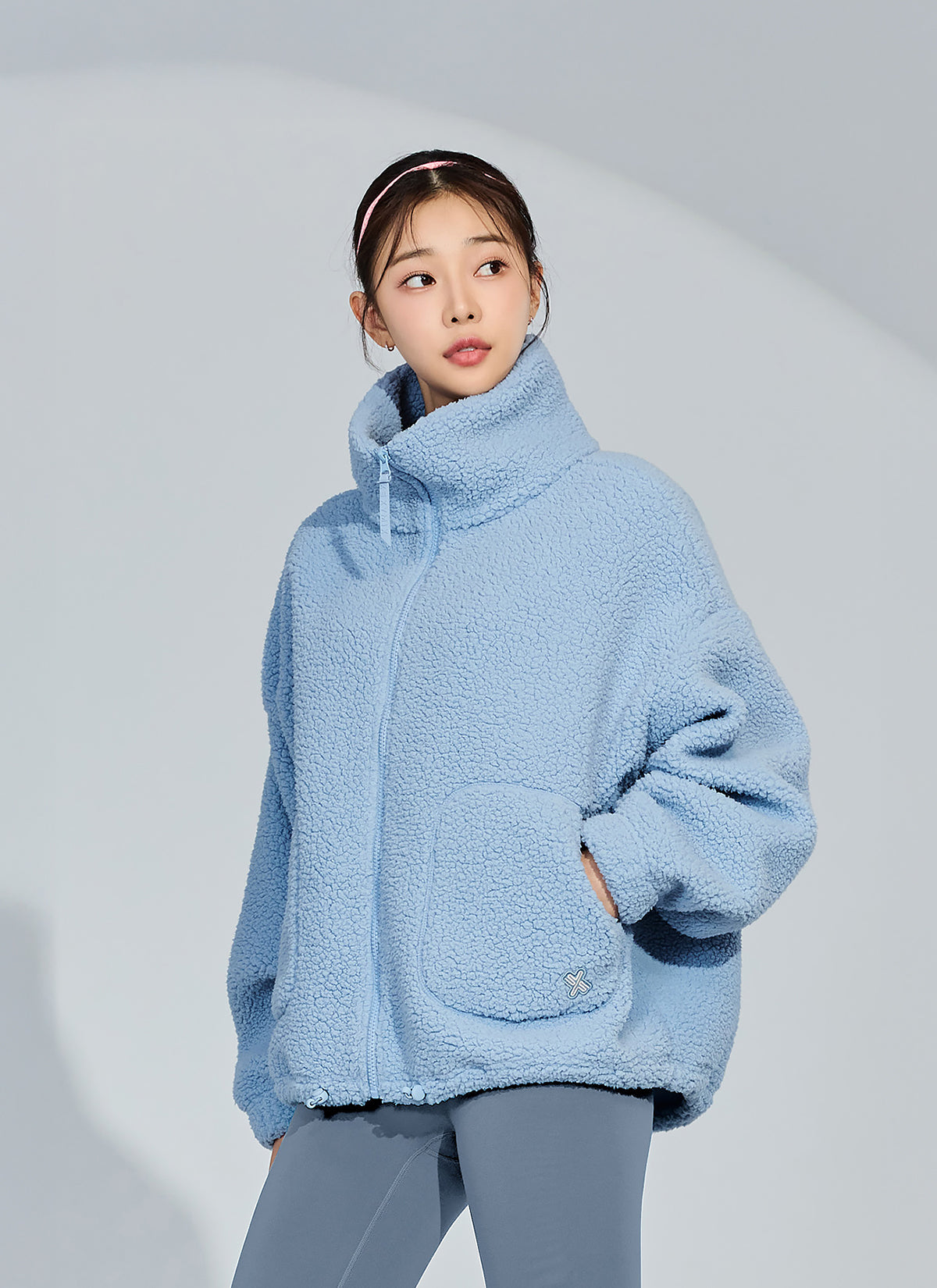 [SET]Sherpa High-neck Jumper