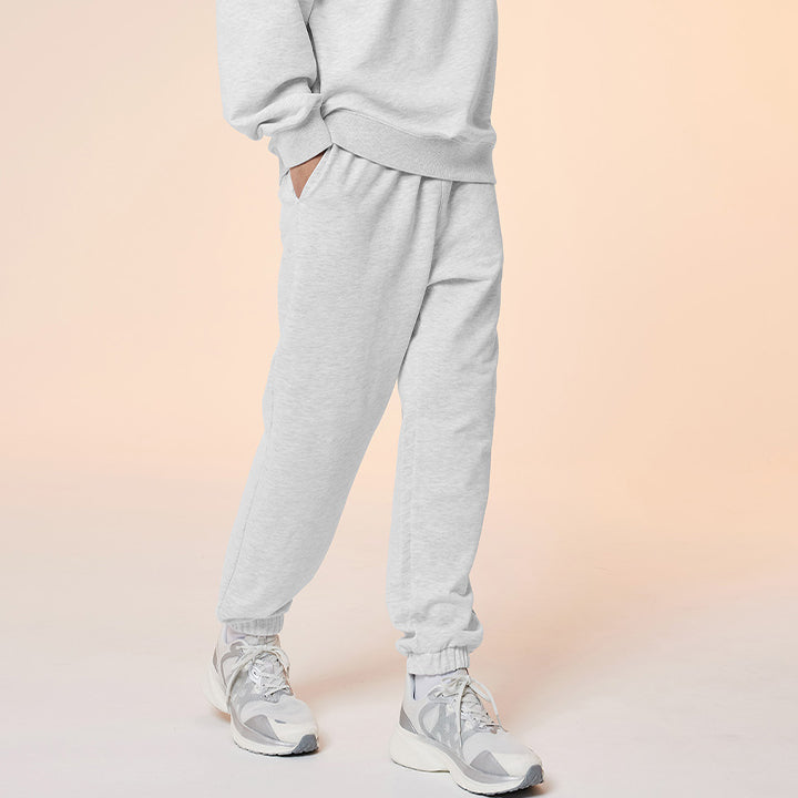Small Letter Sweater Jogger Pants