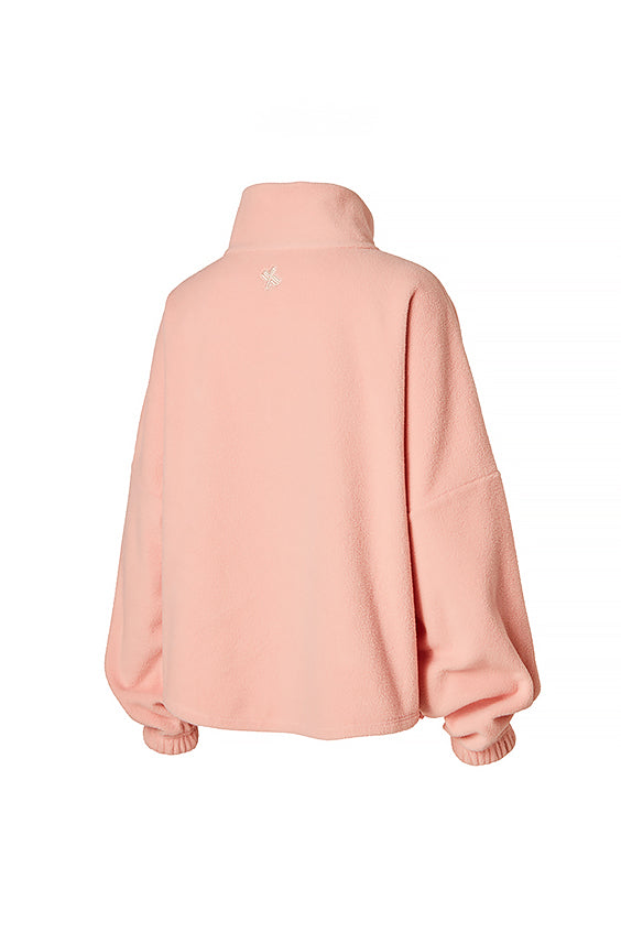 Soft Fleece High-neck Zip up