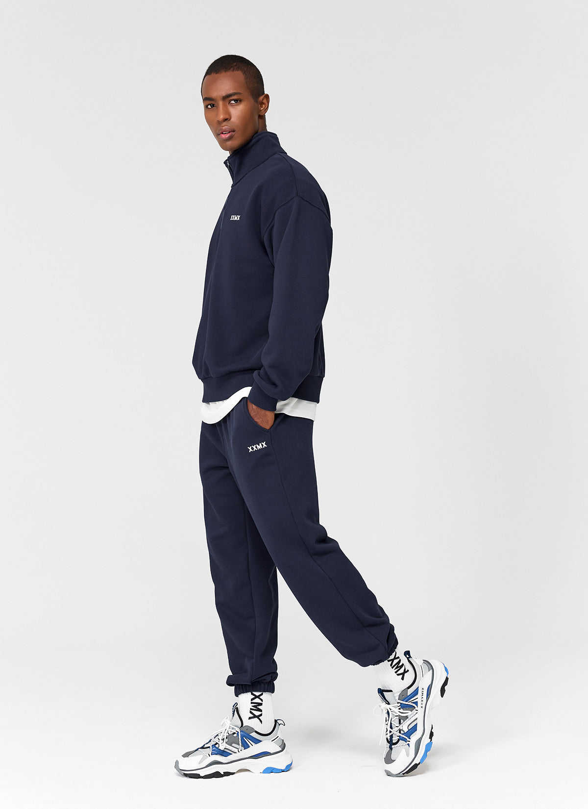 French Terry Loose Fit Jogger Pants