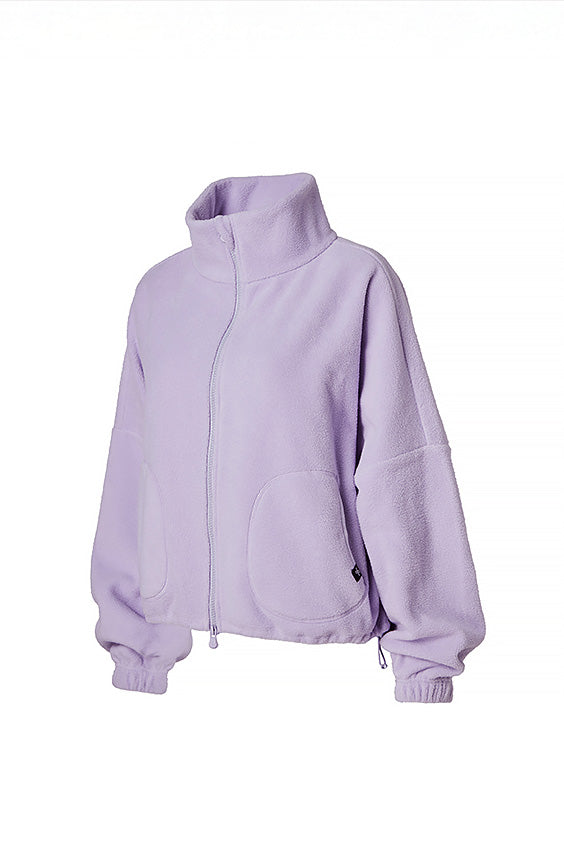 Soft Fleece High-neck Zip up