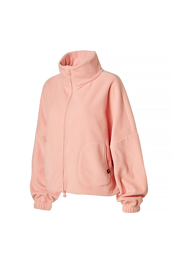 Soft Fleece High-neck Zip up