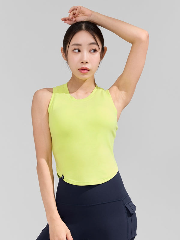 Soft Tension Crop Sleeveless