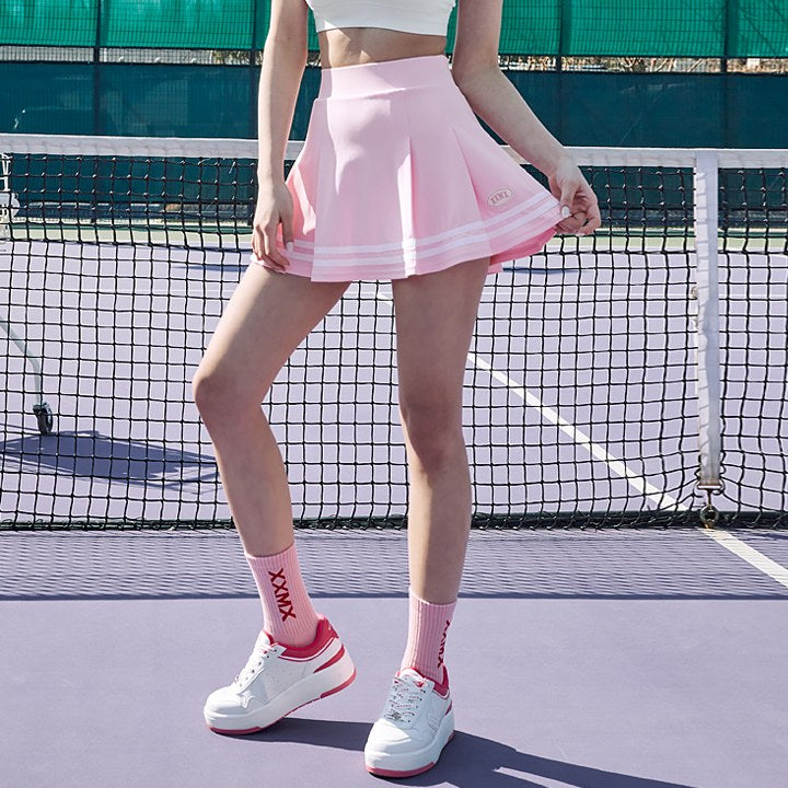 Line Point Tennis Skirt